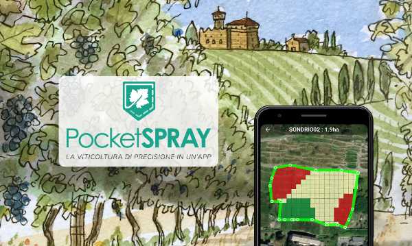 Agricoltura: arriva PocketSPRAY, l'App per una viticoltura di precisione