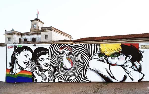 La street Art per l'Agenda ONU 2030 con Moby Dick, DIAMOND E SOLO