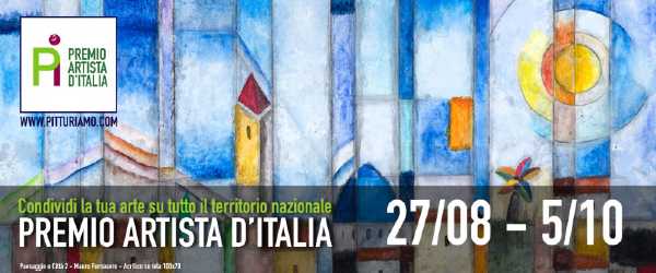 PitturiAmo organizza il Premio Artista d’Italia, una 30 giorni di esposizioni in gallerie, spazi non convenzionali, atelier di tutta Italia PitturiAmo organizza il Premio Artista d’Italia, una 30 giorni di esposizioni in gallerie, spazi non convenzionali, atelier di tutta Italia