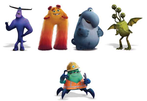 Su DISNEY+ dal 2 luglio "Monsters & Co. La serie - Lavori in Corso!"