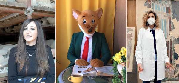 GERONIMO STILTON e il lavoro degli archeologi e restauratori a POMPEI