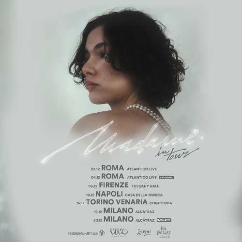 MADAME: A grande richiesta raddoppiano le date di Roma e Milano del primo tour
