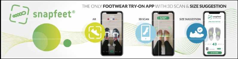Calzature e tecnologia: Snapfeet va in crowdfunding per il lancio mondiale dell'App