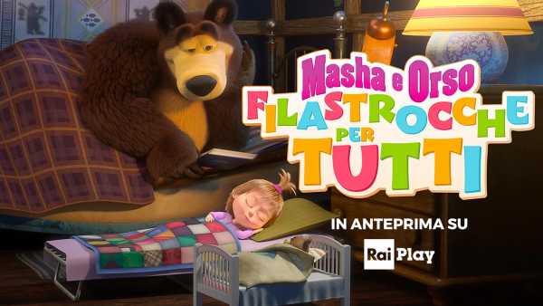 Oggi in TV: I nuovi episodi della quinta stagione di "Masha e Orso" - Su Rai Yoyo (canale 43) e in anteprima su RaiPlay