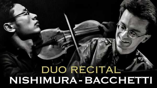 Oggi in TV: Il recital Nishimura - Bacchetti Su Rai5 (canale 23) musiche per violino e pianoforte