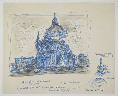 Presentata la mostra "Venezia è tutta d’oro. Tomaso Buzzi: disegni fantastici 1948-1976"