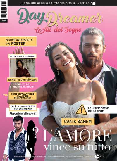 Il nuovo numero di "DAYDREAMER MAGAZINE" e il maxi-poster di CAN YAMAN in edicola e nei corner riviste della grande distribuzione