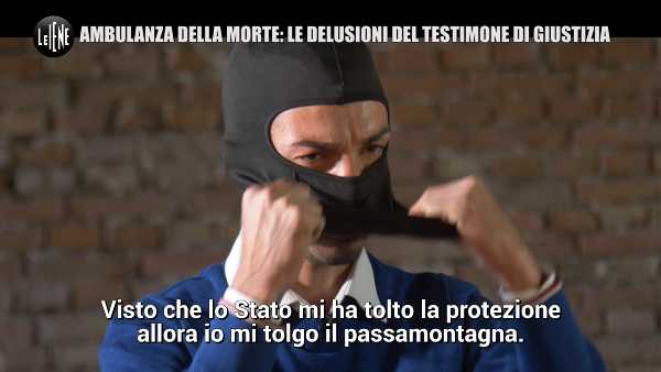 Stasera in TV: LE IENE - "AMBULANZA DELLA MORTE”: Uno dei due super testimoni svela la propria identità Stasera in TV: LE IENE - "AMBULANZA DELLA MORTE”: Uno dei due super testimoni svela la propria identità