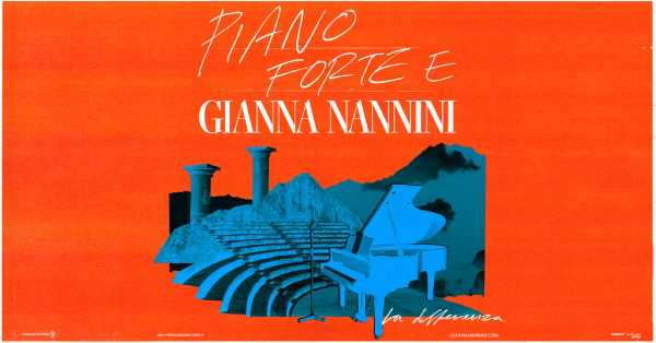 GIANNA NANNINI in tour in tutta Italia con “PIANO FORTE E GIANNA NANNINI 