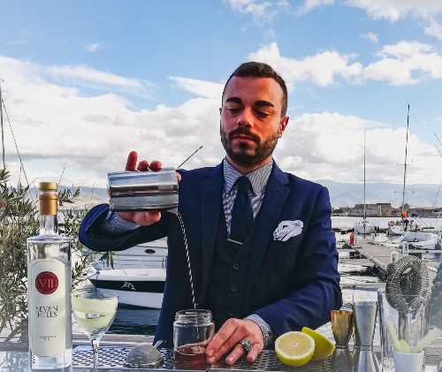 Il drink:  NEGRONI NO-AGE, di Christian Costantino, Head Bartender del Marina Del Nettuno Lounge Bar di Messina