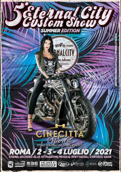 ETERNAL CITY MOTORCYCLE CUSTOM SHOW: a Cinecittà World il salone-spettacolo sul mondo delle moto
