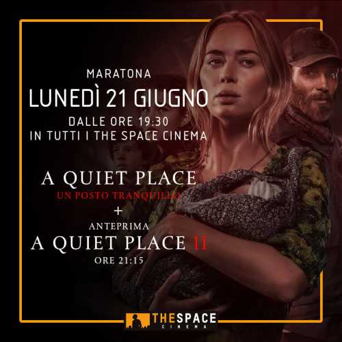 A Quiet Place: il 21 giugno nelle sale The Space Cinema la maratona con il secondo capitolo in anteprima