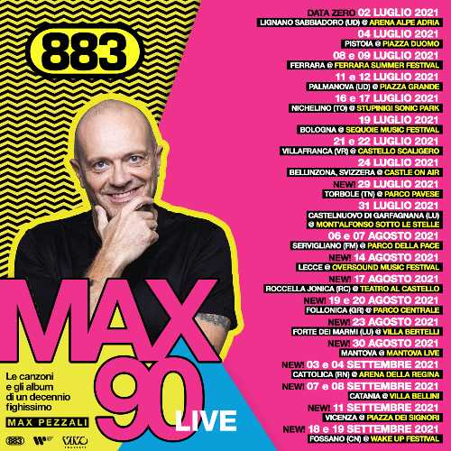 MAX PEZZALI - Si aggiungono nuove date al MAX 90 LIVE