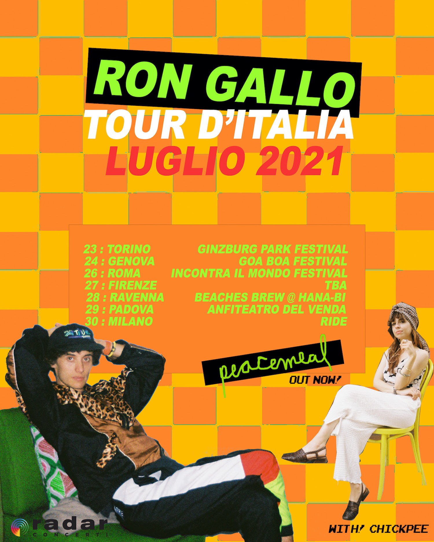 Ron Gallo: le prime date estive del tour italiano