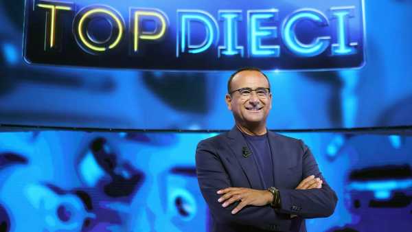 Stasera in TV: Rai1 è 'Top 10' con Carlo Conti - Tanti vip in sfida nel racconto dell'Italia