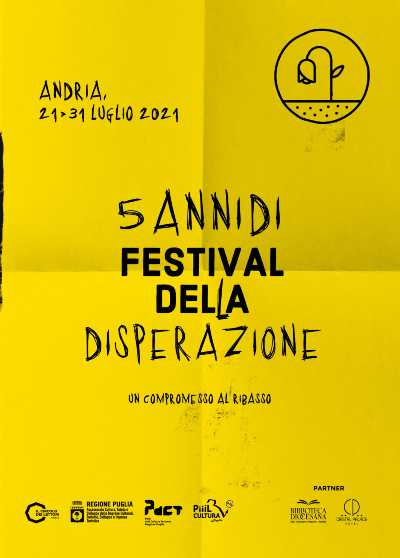 Al via oggi la V edizione del Festival della Disperazione