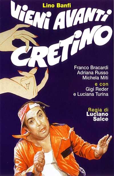Il film del giorno: "Vieni avanti cretino" (su Cine34)