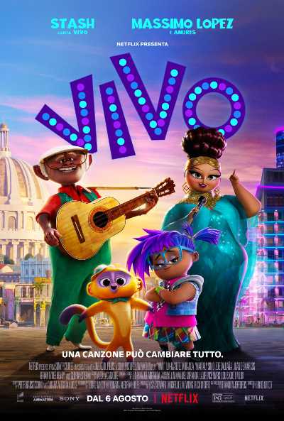 NETFLIX e Sony Pictures Animation presentano VIVO, dal 6 agosto solo su Netflix