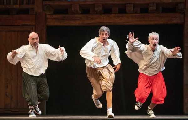 Nell’ambito del Tor Bella Monaca Teatro Festival in scena LE OPERE COMPLETE DI SHAKESPEARE IN 90’ di Adam Long, Daniel Singer e Jess Winfield