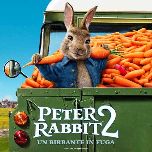 Peter Rabbit 2: Un birbante in fuga - da oggi al cinema. Nicola Savino torna a doppiare Peter