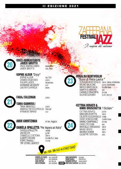 Zafferana Jazz Festival: dal 20 al 24 luglio "Il respiro del Vulcano" Zafferana Jazz Festival: dal 20 al 24 luglio "Il respiro del Vulcano"