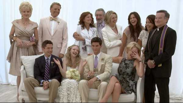 Stasera in TV: Su Rai1 la commedia "Big Wedding". Con Robert De Niro, Diane Keaton, Robin Williams, Susan Sarandon.