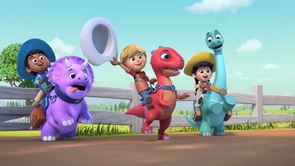 DINO RANCH: In prima TV assoluta la nuova serie tra far west e dinosauri - Su Cartoonito dal 6 settembre