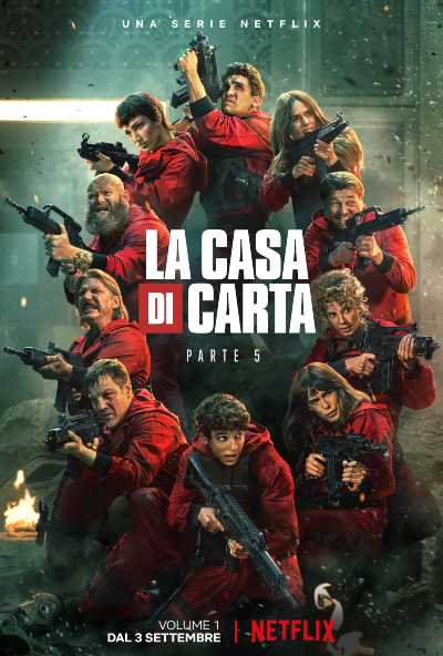 NETFLIX - LA CASA DI CARTA PARTE 5, il trailer e la locandina