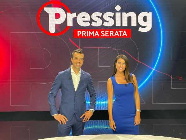 Stasera in TV: Al via "PRESSING PRIMA SERATA": In conduzione Massimo Callegari e Monica Bertini