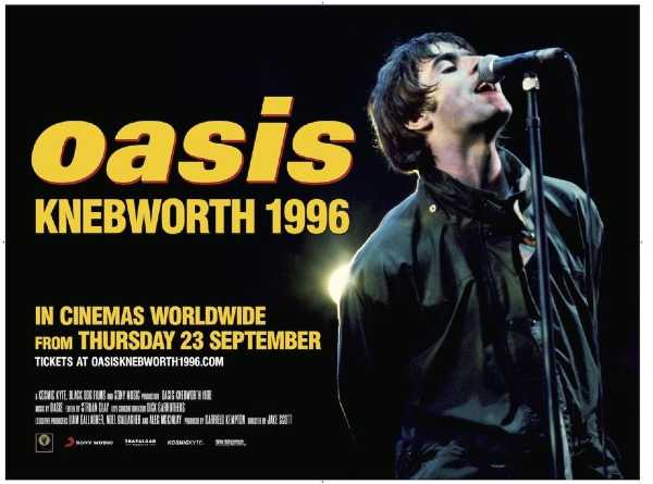"Oasis Knebworth 1996" nelle sale cinematografiche di tutto il mondo dal 23 settembre