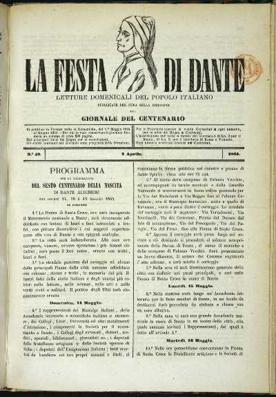 LA FESTA DI DANTE. Un viaggio nella Commedia