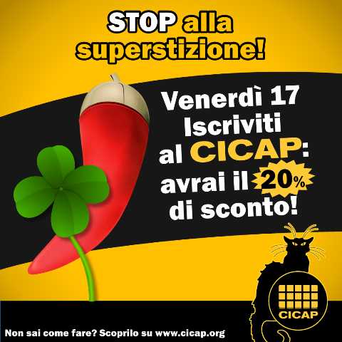 Venerdì 17, giornata anti-superstizione