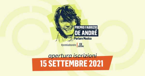 Aperte le iscrizioni al Premio Fabrizio De André XX