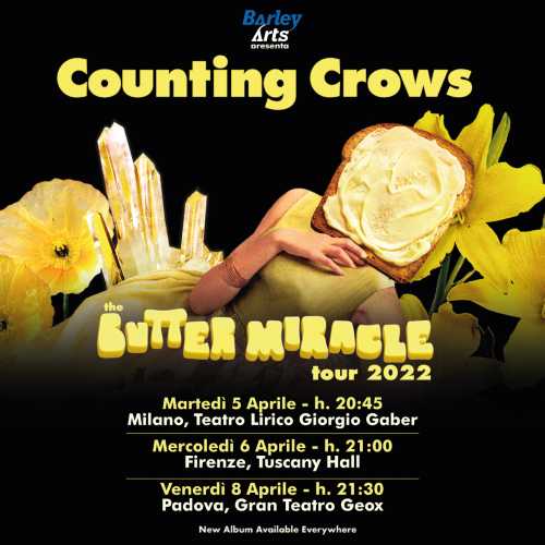 Dopo cinque anni i COUNTING CROWS annunciano tre date a Milano, Padova e Firenze
