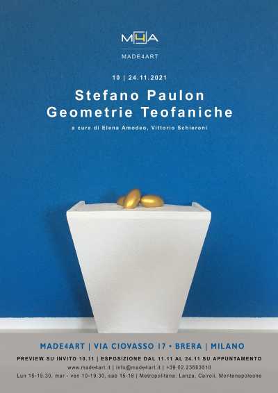 Esposizione "Stefano Paulon. Geometrie Teofaniche" presso MADE4ART Milano