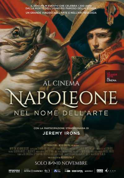 "Napoleone. Nel nome dell'arte": al cinema il documentario con Jeremy Irons "Napoleone. Nel nome dell'arte": al cinema il documentario con Jeremy Irons 