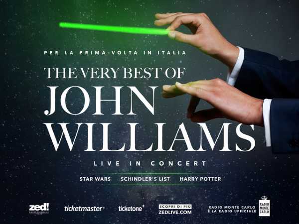Il repertorio del genio della musica cinematografica John Williams per la prima volta in Italia