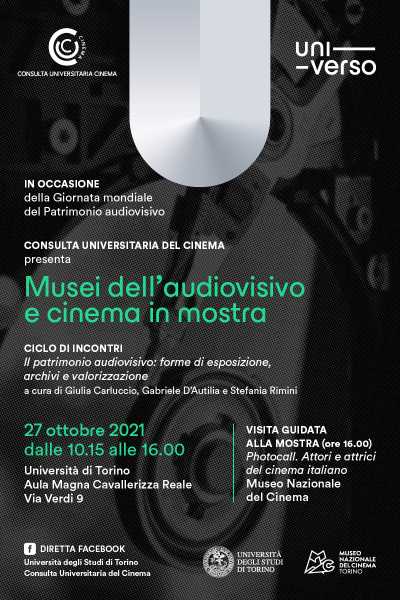 GIORNATA MONDIALE DEL PATRIMONIO AUDIOVISIVO 2021 - Musei dell’audiovisivo e cinema in mostra