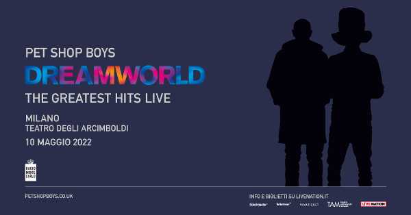 PET SHOP BOYS: Il tour mondiale parte da Milano