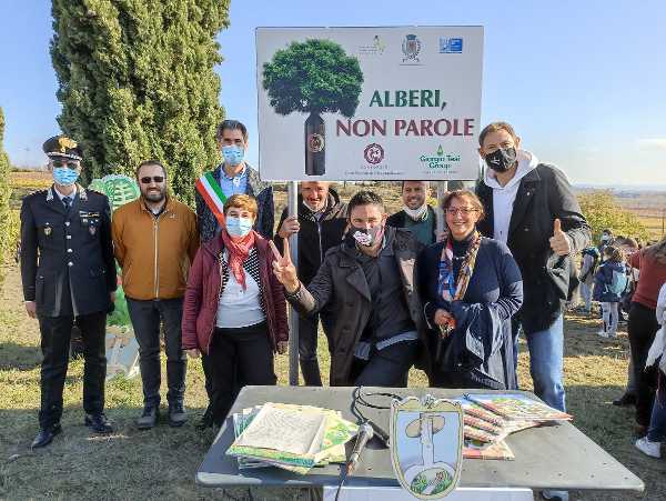 Alberi, non parole: a Montepulciano nasce il bosco piantato dai viticoltori Alberi, non parole: a Montepulciano nasce il bosco piantato dai viticoltori