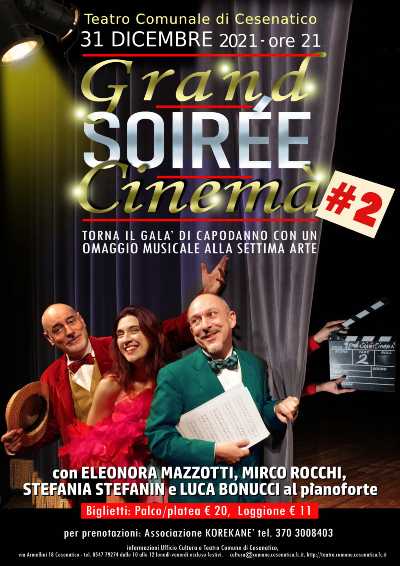 “GRAND SOIRÉE CINEMA #2. OMAGGIO MUSICALE ALLA SETTIMA ARTE”