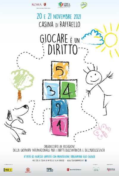 CASINA DI RAFFAELLO: GIOCARE E' UN DIRITTO. Iniziative Giornata Internazionale per i Diritti dell’Infanzia e dell’Adolescenza