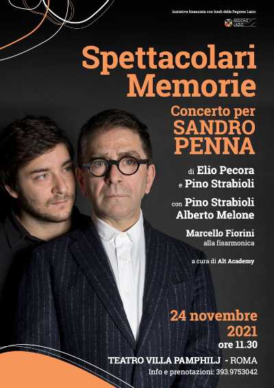 Teatro Villa Pamphilj - Concerto per Sandro Penna con Pino Strabioli