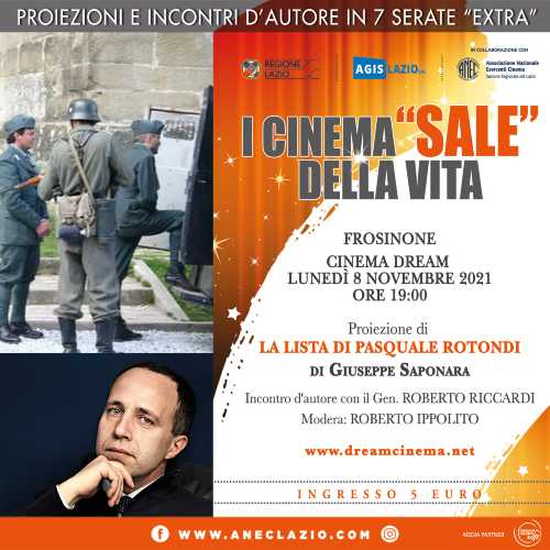 Salvare le opere d’arte ieri e oggi: al Dream Cinema Frosinone con il Generale Roberto Riccardi Salvare le opere d’arte ieri e oggi: al Dream Cinema Frosinone con il Generale Roberto Riccardi