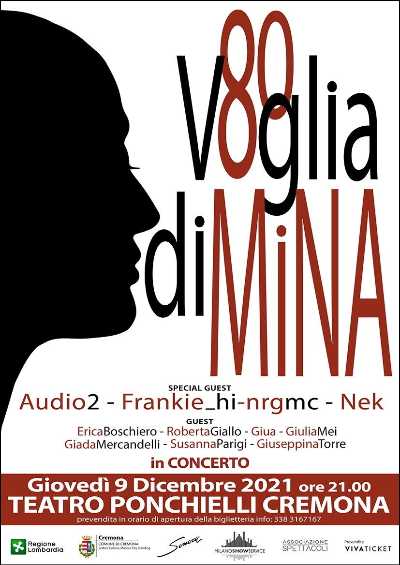 Domani al Teatro Ponchielli di Cremona 80VOGLIADIMINA, lo spettacolo dedicato alla carriera di Mina
