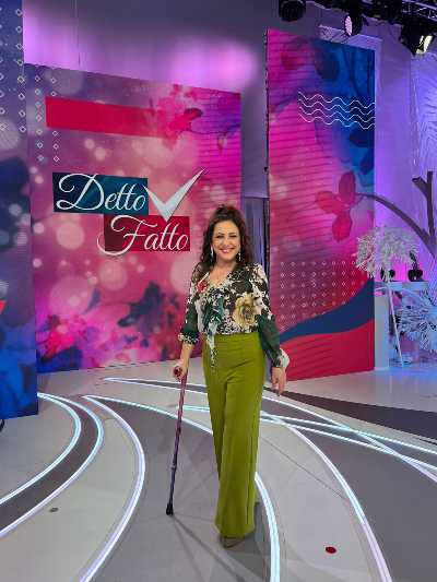 ANTONELLA FERRARI - un nuovo modo di raccontare la disabilita' in TV a “DETTO FATTO”
