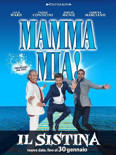 Capodanno al Sistina con lo spettacolo piu’ visto d’Italia - Grande successo del Musical MammaMia!