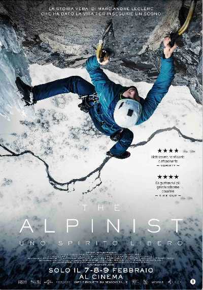 "The Apinist. Uno spirito libero" al cinema il 7, 8, 9 febbraio la storia di Marc-André Leclerc