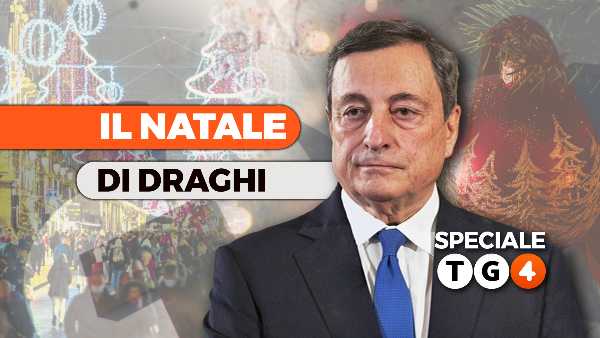 Rete 4 - "SPECIALE TG4 - IL NATALE DI DRAGHI" per seguire la conferenza stampa di fine anno del premier
