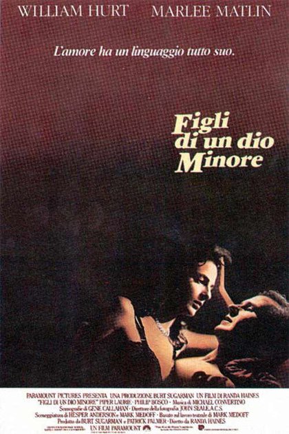 Il film del giorno: "Figli di un dio minore" (su TV 2000)